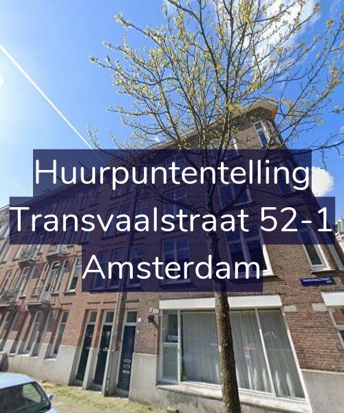 Foto gevel Huurpuntentelling voor Transvaalstraat 52-1, Amsterdam