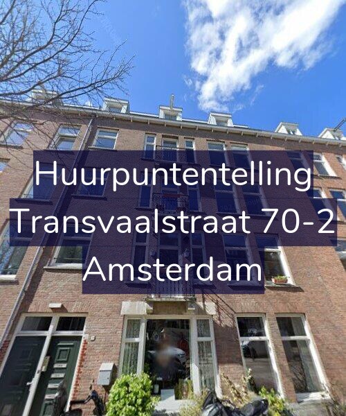 Foto gevel Huurpuntentelling voor Transvaalstraat 70-2, Amsterdam