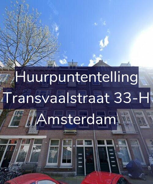 Foto gevel Huurpuntentelling voor Transvaalstraat 33-H, Amsterdam