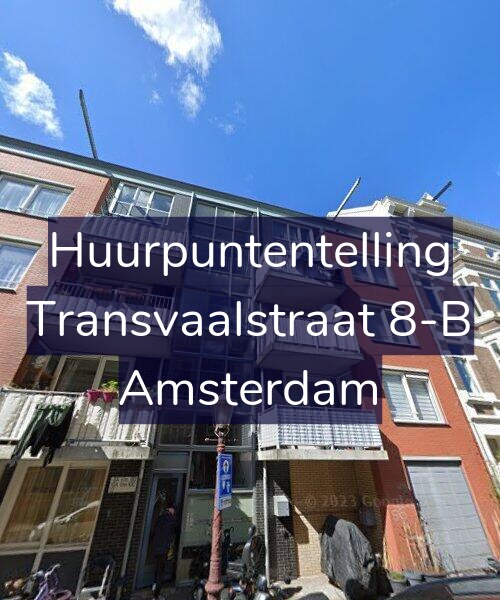 Foto gevel Huurpuntentelling voor Transvaalstraat 8-B, Amsterdam