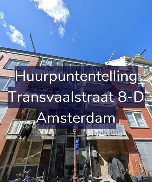 Foto gevel Huurpuntentelling voor Transvaalstraat 8-D, Amsterdam
