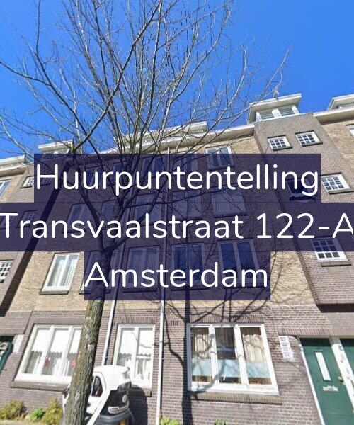Foto gevel Huurpuntentelling voor Transvaalstraat 122-A, Amsterdam