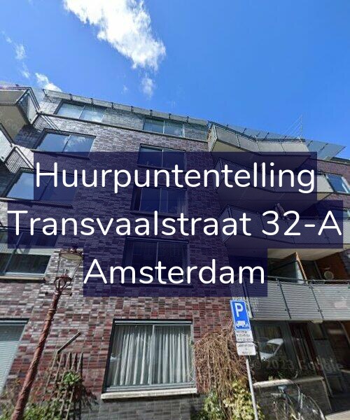 Foto gevel Huurpuntentelling voor Transvaalstraat 32-A, Amsterdam