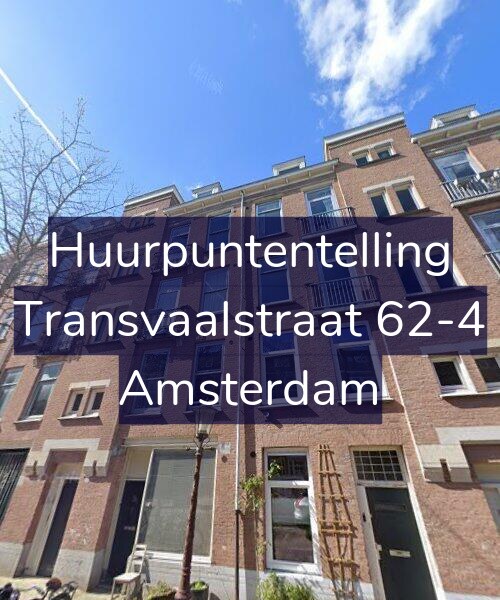 Foto gevel Huurpuntentelling voor Transvaalstraat 62-4, Amsterdam