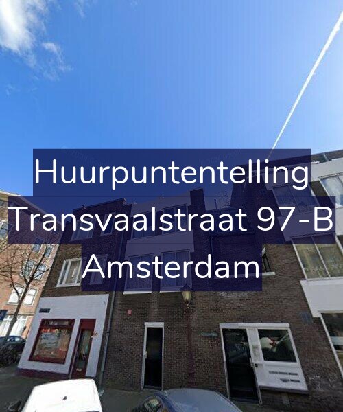 Foto gevel Huurpuntentelling voor Transvaalstraat 97-B, Amsterdam