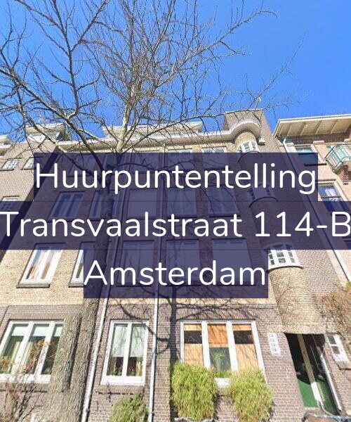 Foto gevel Huurpuntentelling voor Transvaalstraat 114-B, Amsterdam