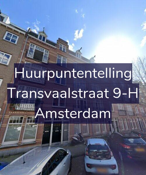 Foto gevel Huurpuntentelling voor Transvaalstraat 9-H, Amsterdam