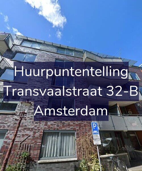 Foto gevel Huurpuntentelling voor Transvaalstraat 32-B, Amsterdam