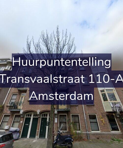 Foto gevel Huurpuntentelling voor Transvaalstraat 110-A, Amsterdam