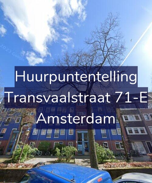 Foto gevel Huurpuntentelling voor Transvaalstraat 71-E, Amsterdam