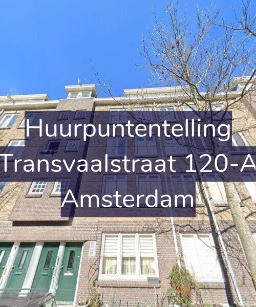 Foto gevel Huurpuntentelling voor Transvaalstraat 120-A, Amsterdam