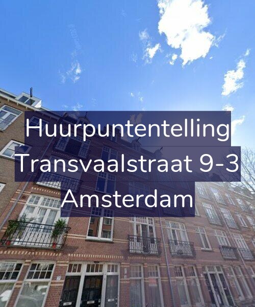 Foto gevel Huurpuntentelling voor Transvaalstraat 9-3, Amsterdam