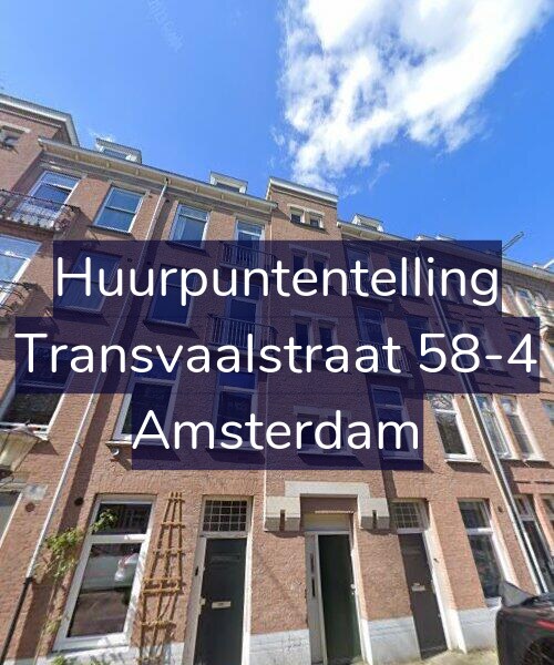 Foto gevel Huurpuntentelling voor Transvaalstraat 58-4, Amsterdam