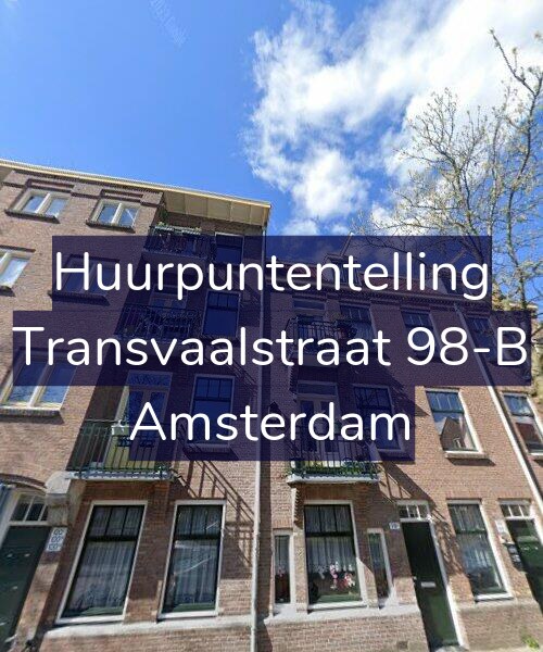 Foto gevel Huurpuntentelling voor Transvaalstraat 98-B, Amsterdam