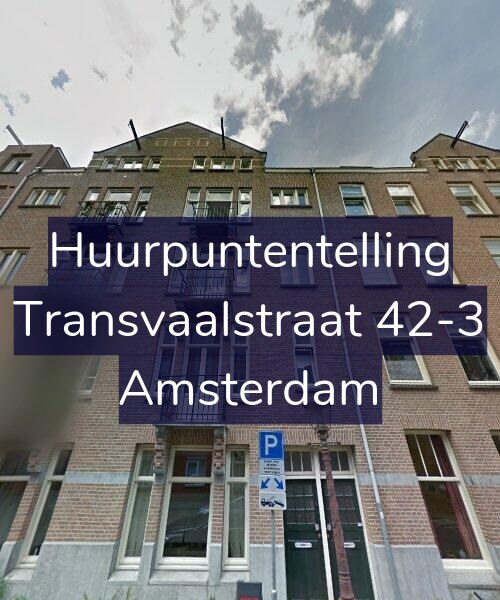 Foto gevel Huurpuntentelling voor Transvaalstraat 42-3, Amsterdam