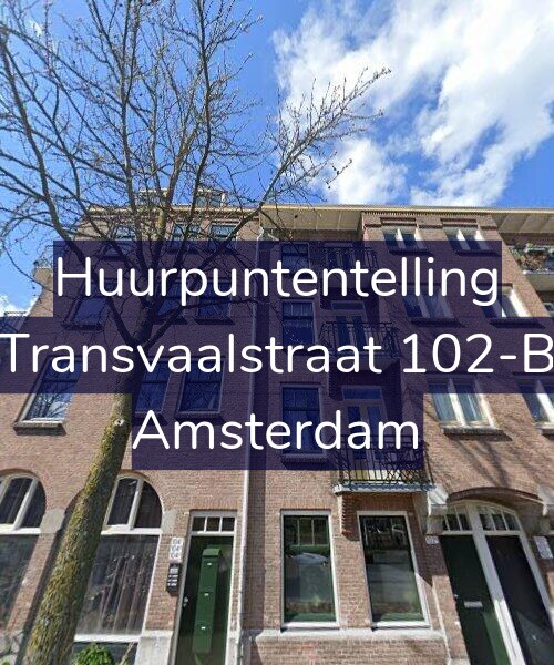Foto gevel Huurpuntentelling voor Transvaalstraat 102-B, Amsterdam