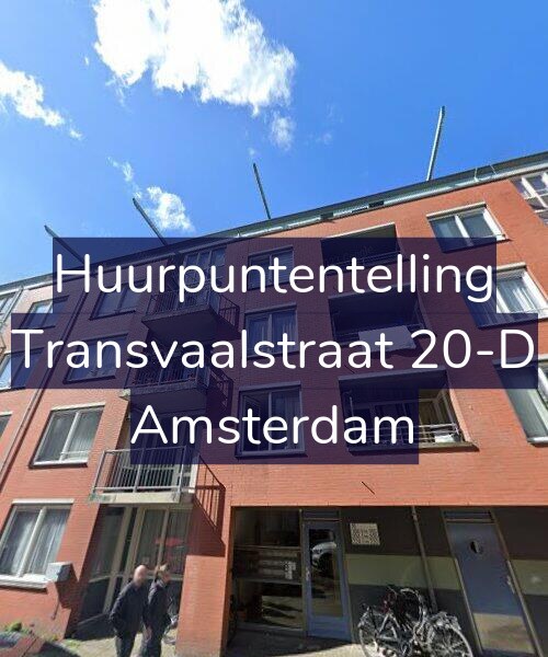 Foto gevel Huurpuntentelling voor Transvaalstraat 20-D, Amsterdam
