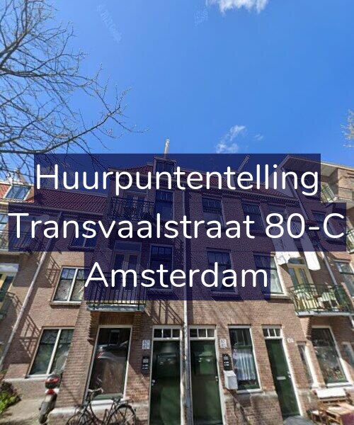 Foto gevel Huurpuntentelling voor Transvaalstraat 80-C, Amsterdam
