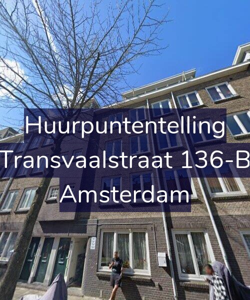 Foto gevel Huurpuntentelling voor Transvaalstraat 136-B, Amsterdam