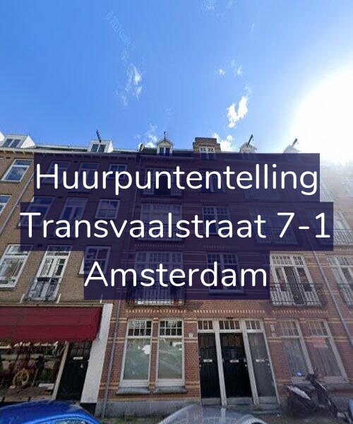 Foto gevel Huurpuntentelling voor Transvaalstraat 7-1, Amsterdam