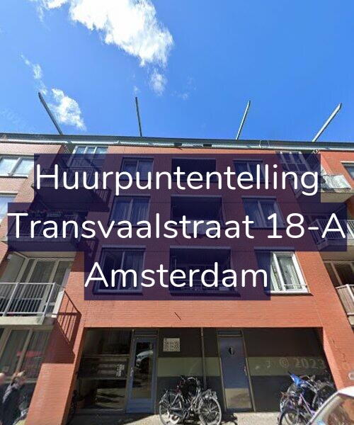 Foto gevel Huurpuntentelling voor Transvaalstraat 18-A, Amsterdam