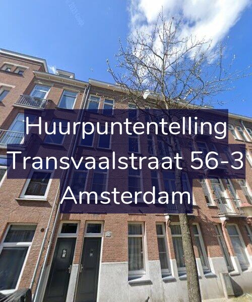 Foto gevel Huurpuntentelling voor Transvaalstraat 56-3, Amsterdam