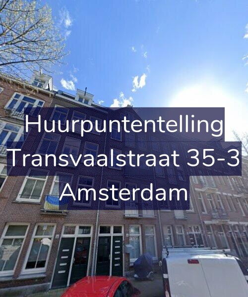 Foto gevel Huurpuntentelling voor Transvaalstraat 35-3, Amsterdam
