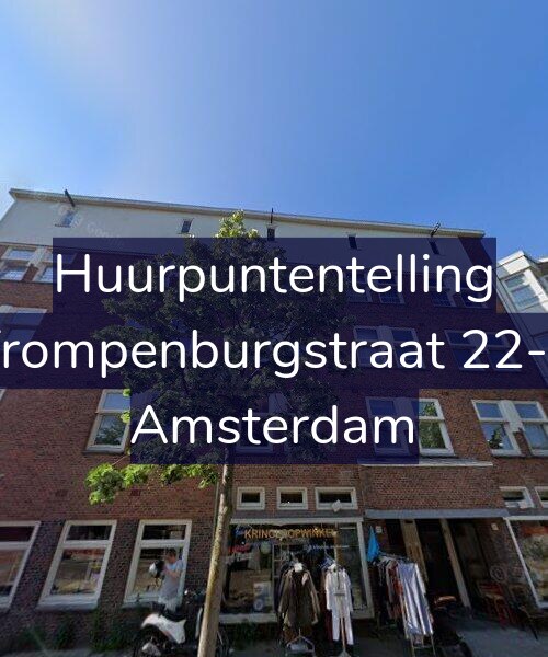 Foto gevel Huurpuntentelling voor Trompenburgstraat 22-1, Amsterdam