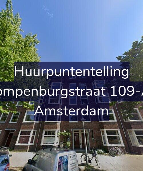 Foto gevel Huurpuntentelling voor Trompenburgstraat 109-AH, Amsterdam