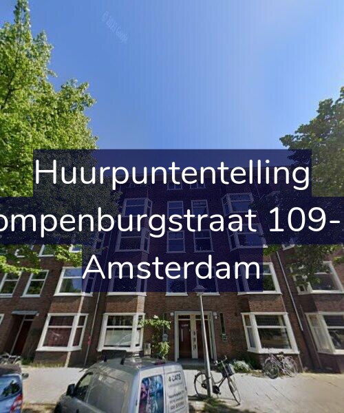 Foto gevel Huurpuntentelling voor Trompenburgstraat 109-A1, Amsterdam