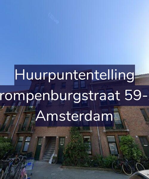 Foto gevel Huurpuntentelling voor Trompenburgstraat 59-A, Amsterdam