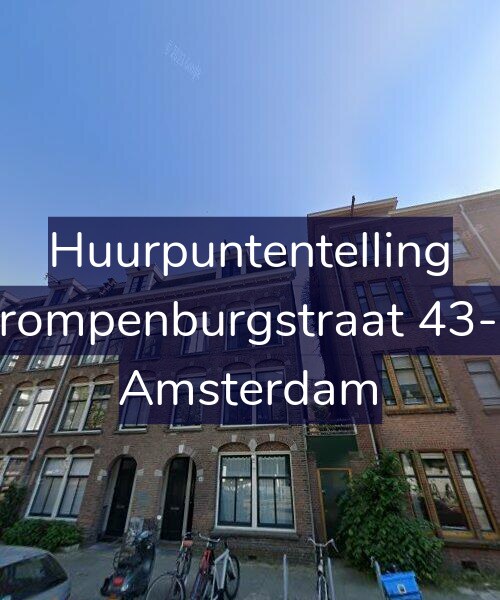 Foto gevel Huurpuntentelling voor Trompenburgstraat 43-C, Amsterdam