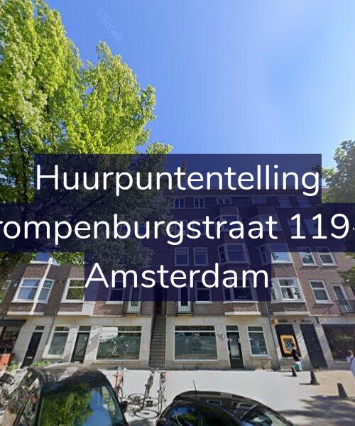 Foto gevel Huurpuntentelling voor Trompenburgstraat 119-2, Amsterdam