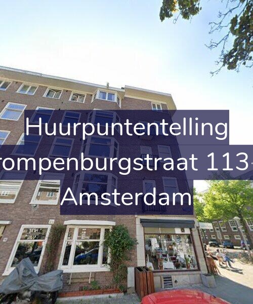 Foto gevel Huurpuntentelling voor Trompenburgstraat 113-2, Amsterdam