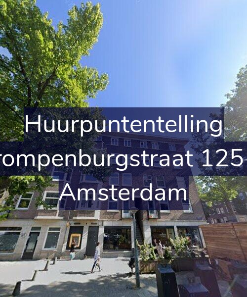 Foto gevel Huurpuntentelling voor Trompenburgstraat 125-2, Amsterdam