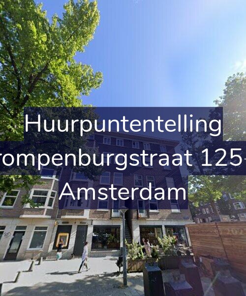 Foto gevel Huurpuntentelling voor Trompenburgstraat 125-4, Amsterdam