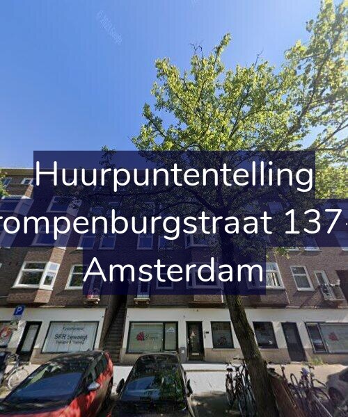 Foto gevel Huurpuntentelling voor Trompenburgstraat 137-3, Amsterdam