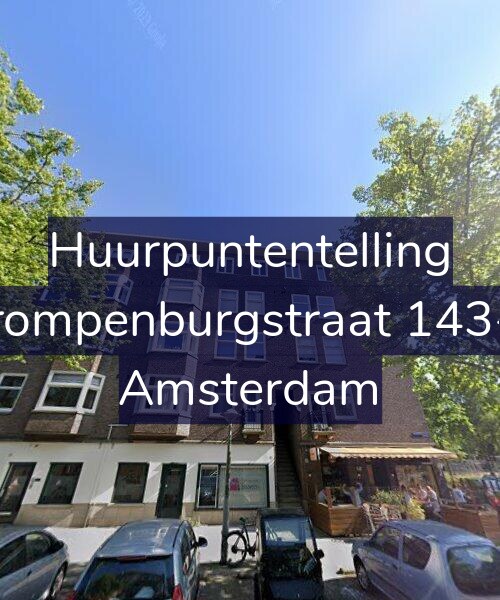 Foto gevel Huurpuntentelling voor Trompenburgstraat 143-1, Amsterdam