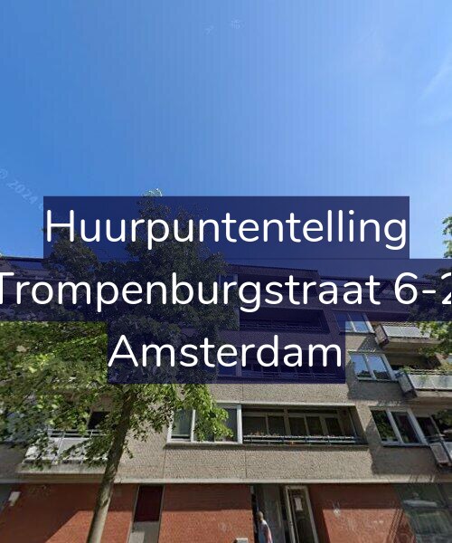Foto gevel Huurpuntentelling voor Trompenburgstraat 6-2, Amsterdam