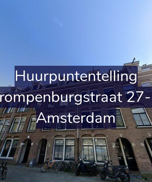 Foto gevel Huurpuntentelling voor Trompenburgstraat 27-H, Amsterdam