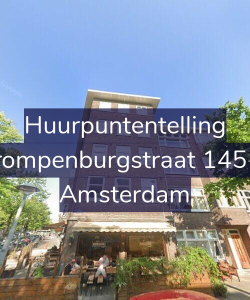Foto gevel Huurpuntentelling voor Trompenburgstraat 145-1, Amsterdam