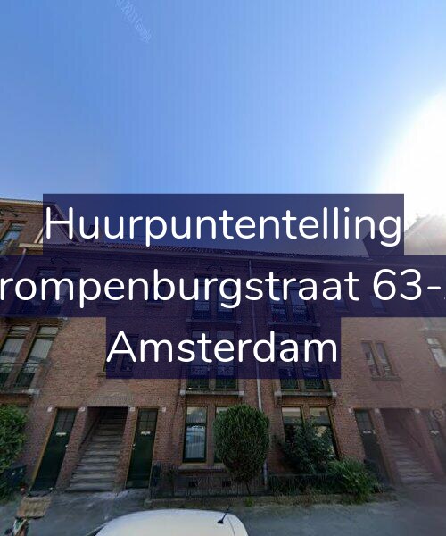 Foto gevel Huurpuntentelling voor Trompenburgstraat 63-A, Amsterdam