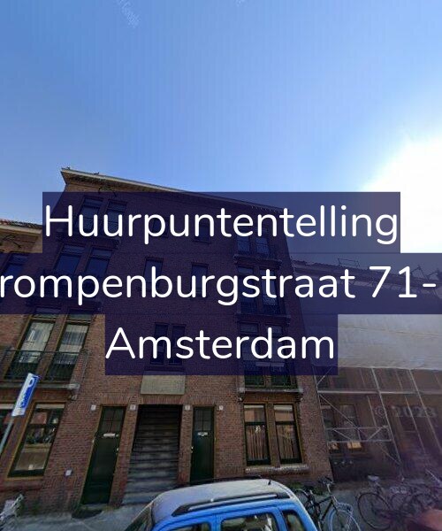 Foto gevel Huurpuntentelling voor Trompenburgstraat 71-D, Amsterdam