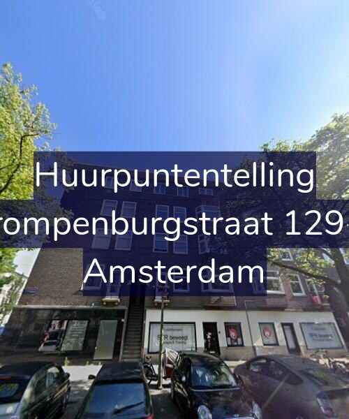 Foto gevel Huurpuntentelling voor Trompenburgstraat 129-3, Amsterdam