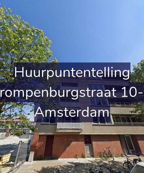 Foto gevel Huurpuntentelling voor Trompenburgstraat 10-B, Amsterdam
