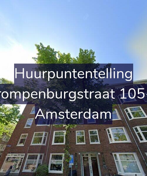 Foto gevel Huurpuntentelling voor Trompenburgstraat 105-2, Amsterdam
