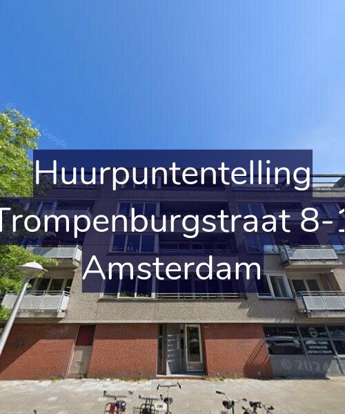 Foto gevel Huurpuntentelling voor Trompenburgstraat 8-1, Amsterdam