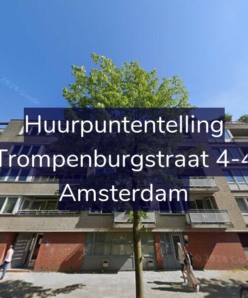Foto gevel Huurpuntentelling voor Trompenburgstraat 4-4, Amsterdam