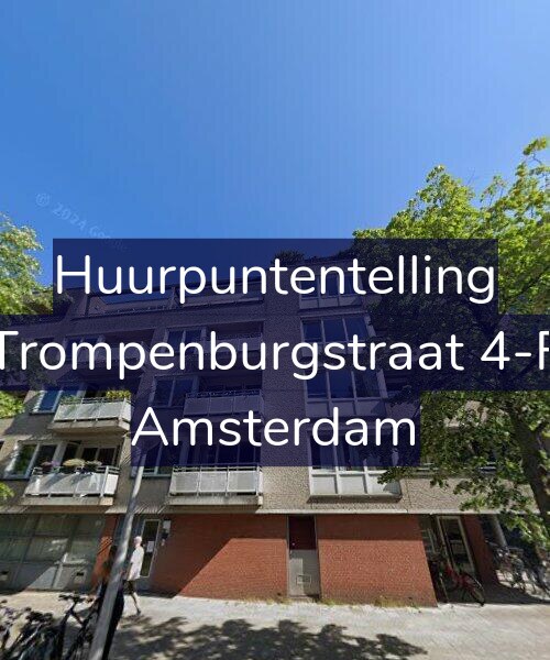 Foto gevel Huurpuntentelling voor Trompenburgstraat 4-F, Amsterdam