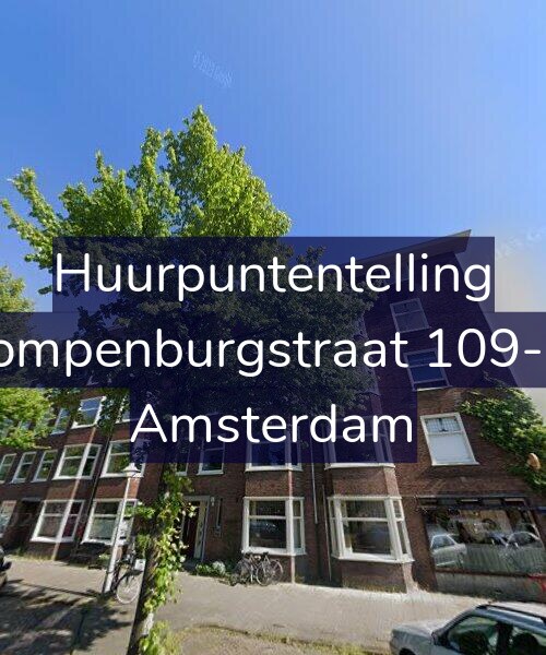 Foto gevel Huurpuntentelling voor Trompenburgstraat 109-B3, Amsterdam